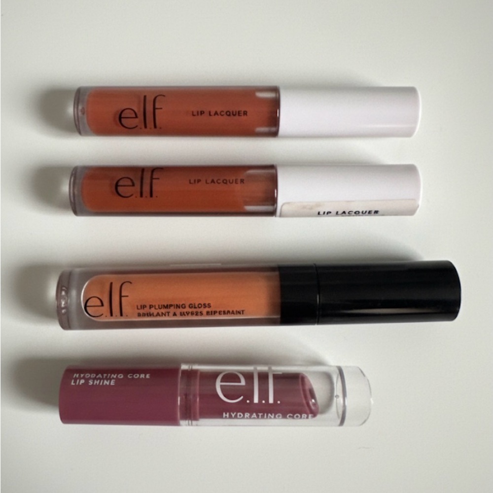 ELF Cosmetics Lip Lacquer and Gloss Set - Nude and Pink Shades